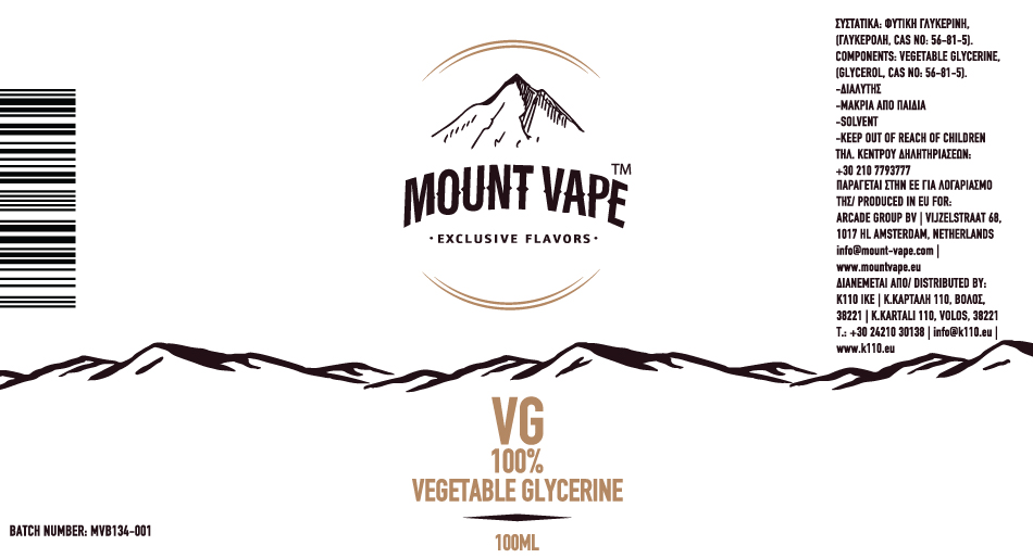 Mount Vape Bάση VG 100ml
